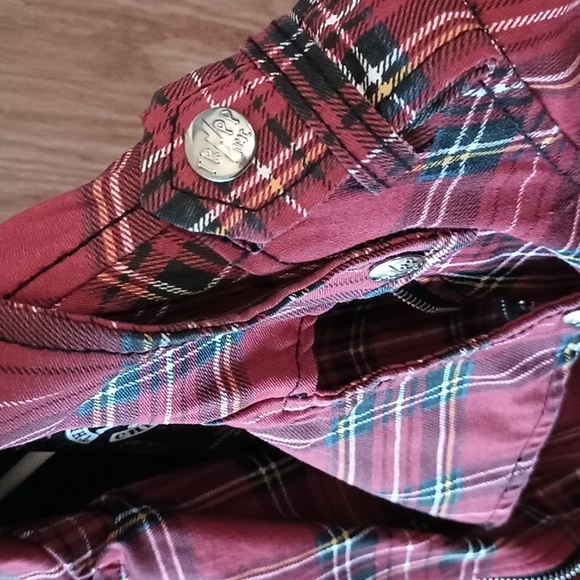 Y2K Tripp NYC Daang Goodman plaid biker jacket - Picture 7 of 8